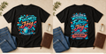 Fullness of Joy | Psalm 16:11 Men's Christian T-Shirt – Black front and back mockup