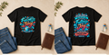 Fullness of Joy | Psalm 16:11 Youth Christian T-Shirt – Black front and back mockup
