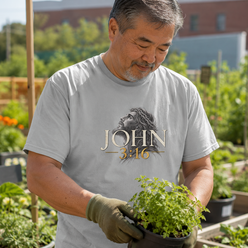 John 3:16 men's lifestyle – gardening