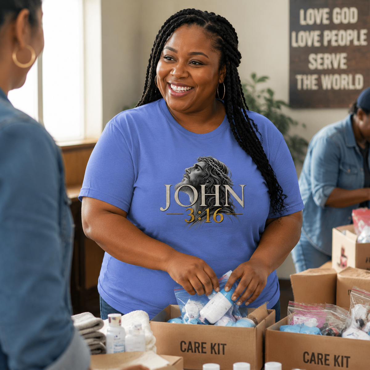 John 3:16 women's lifestyle – care kit volunteer