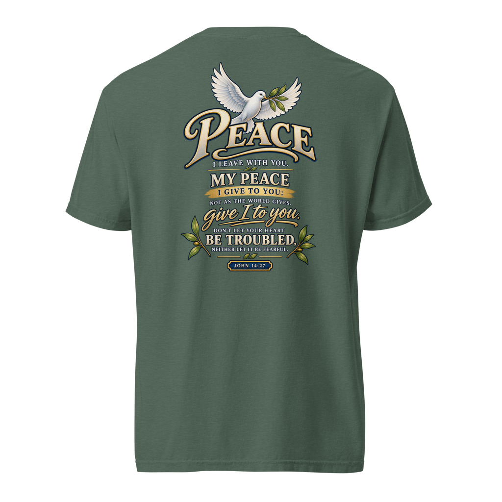Do Not Be Troubled | John 14:27 Men's Christian T-Shirt