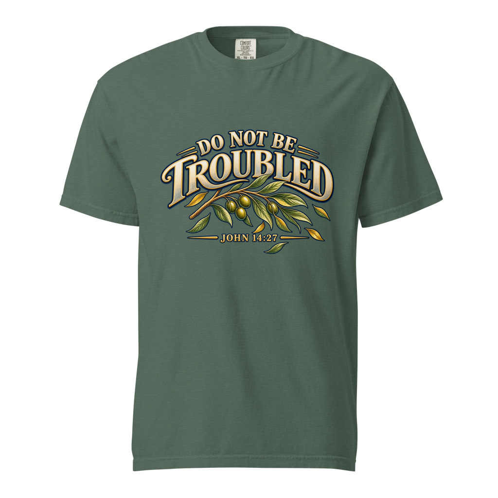 Do Not Be Troubled | John 14:27 Men's Christian T-Shirt