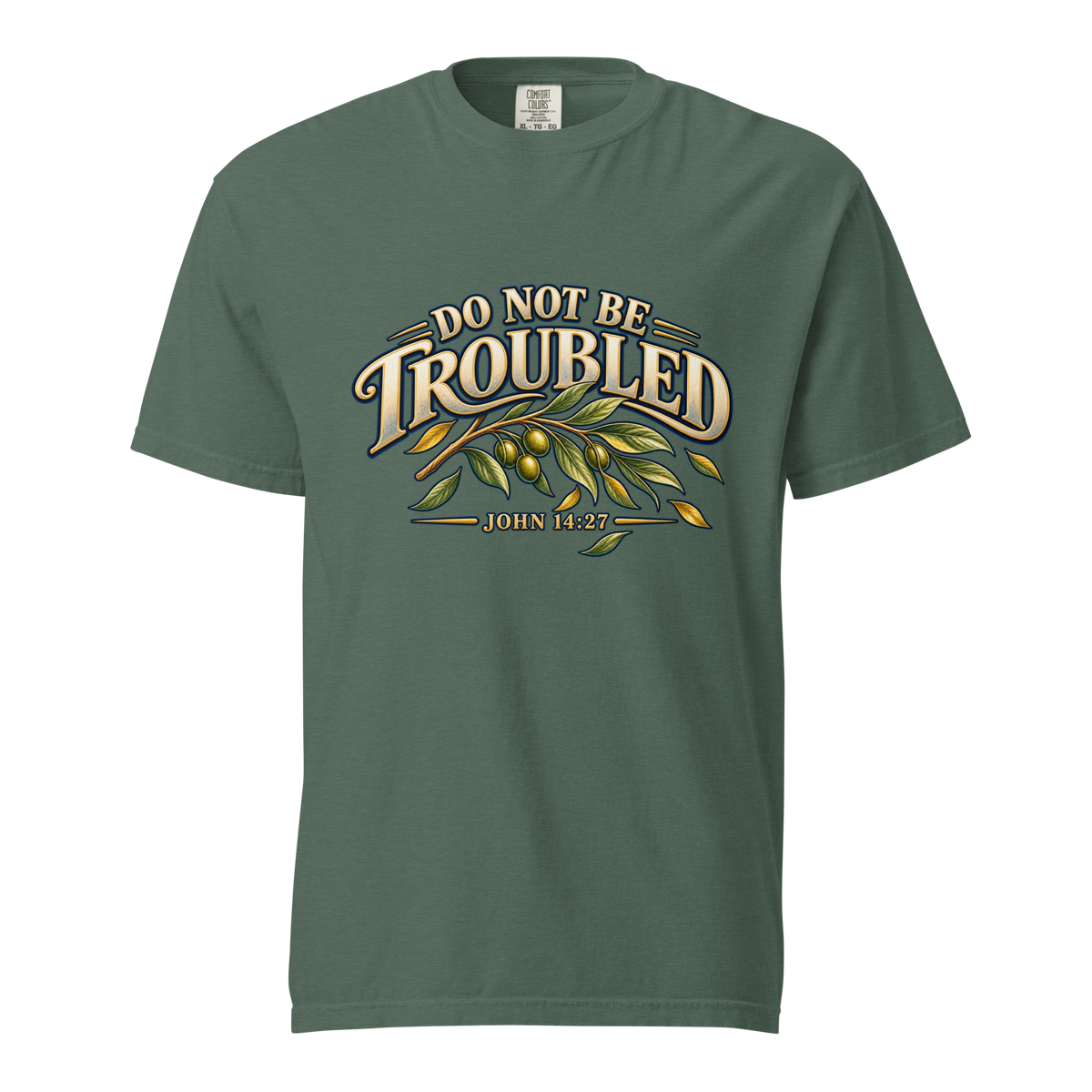 Do Not Be Troubled | John 14:27 Men's Christian T-Shirt