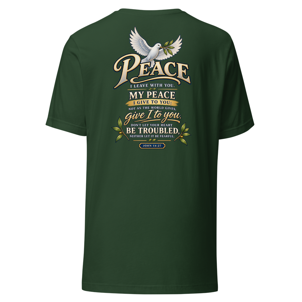 Do Not Be Troubled | John 14:27 Women's Christian T-Shirt