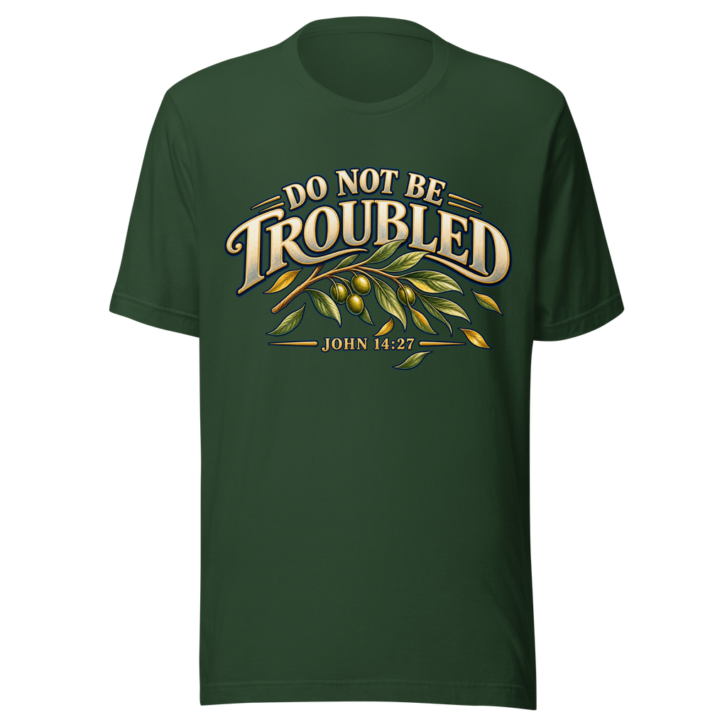 Do Not Be Troubled | John 14:27 Women's Christian T-Shirt