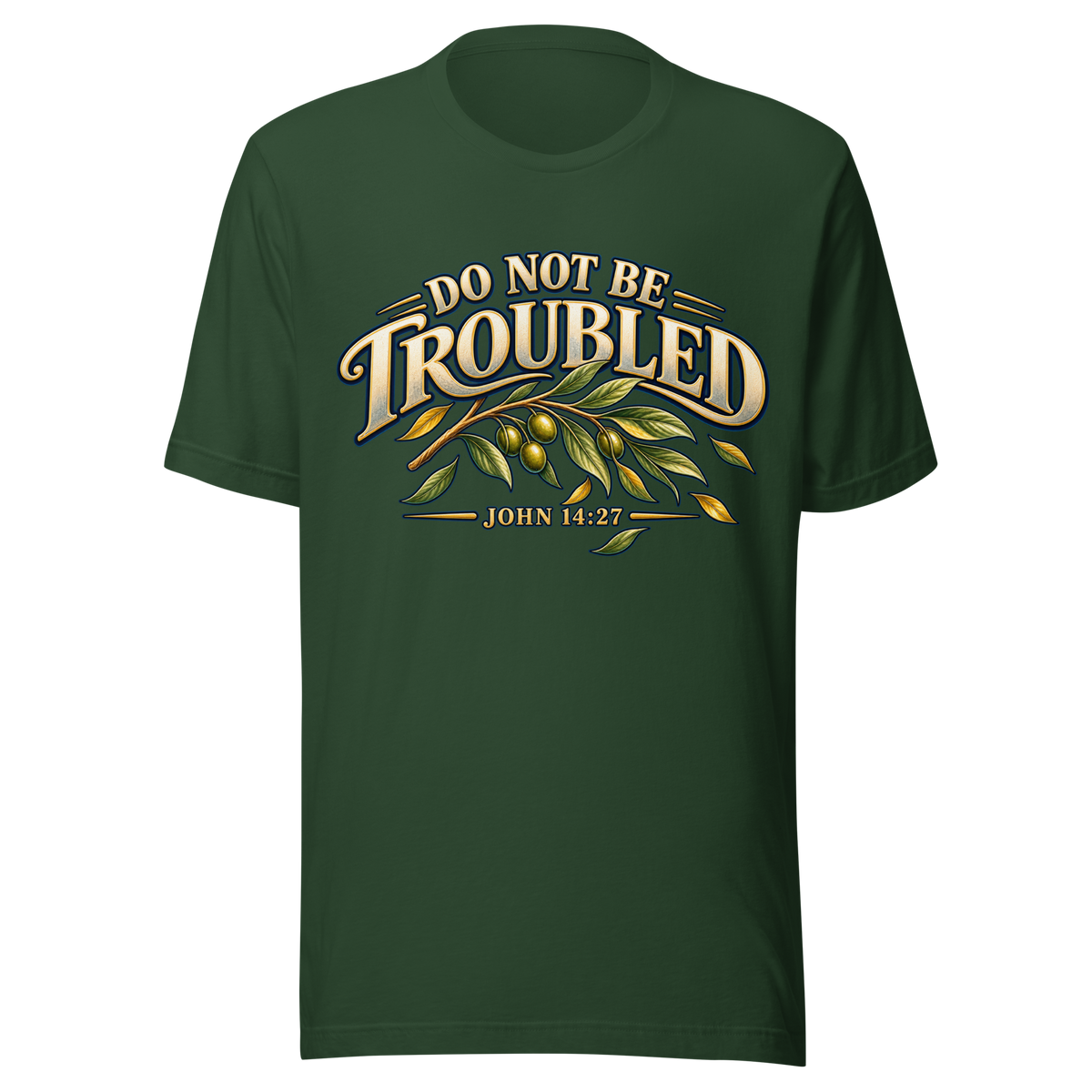 Do Not Be Troubled | John 14:27 Women's Christian T-Shirt