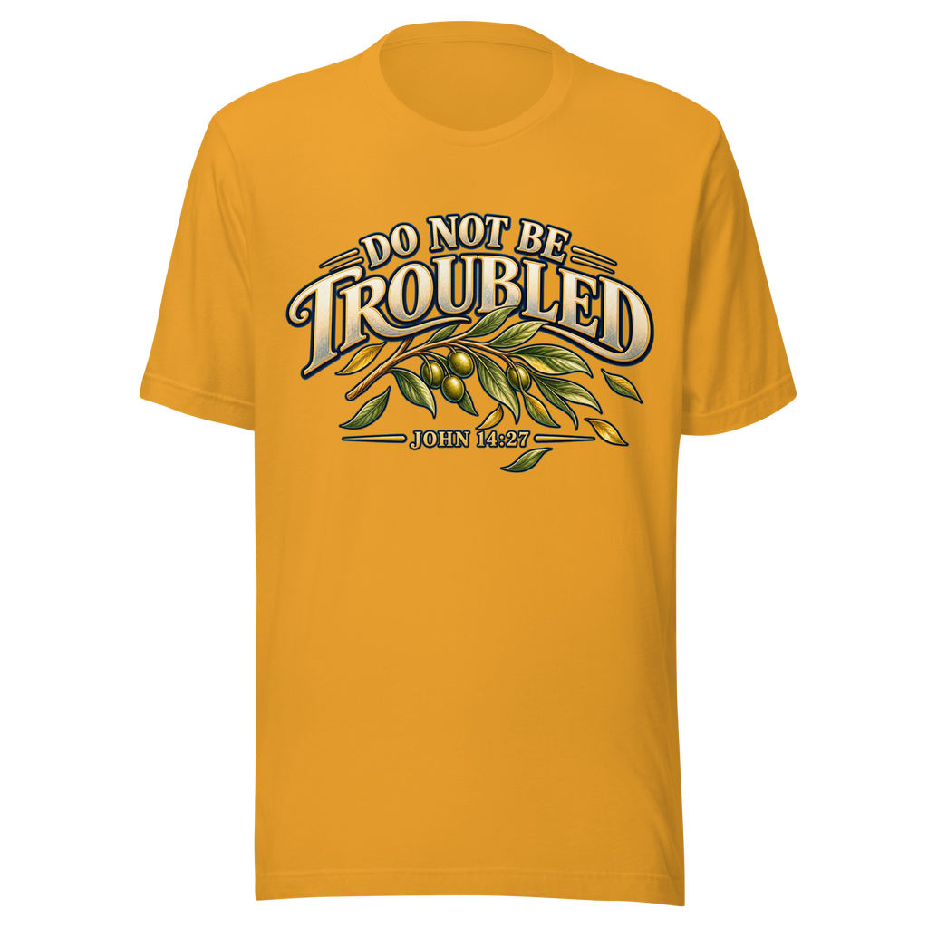 Do Not Be Troubled | John 14:27 Women's Christian T-Shirt