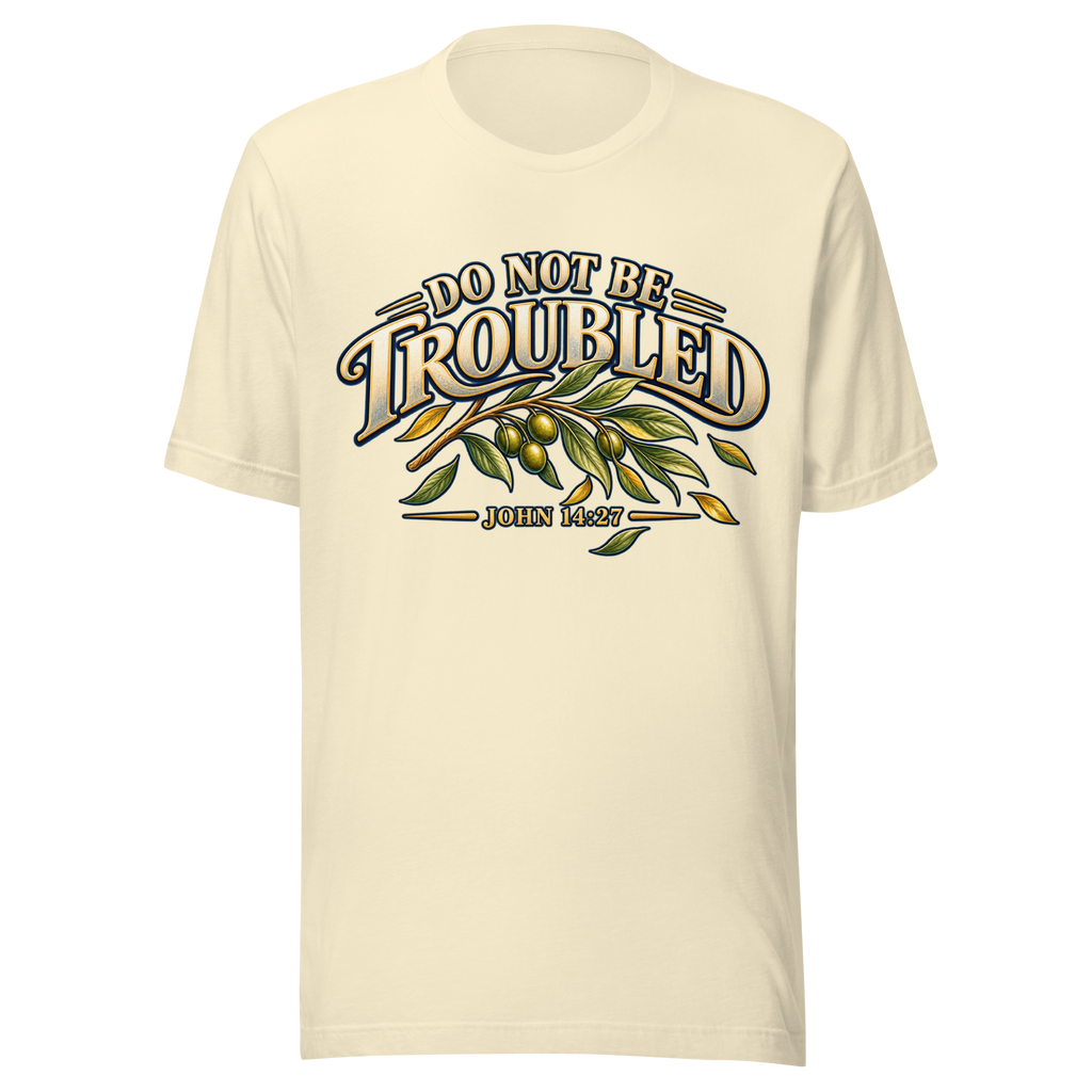 Do Not Be Troubled | John 14:27 Women's Christian T-Shirt