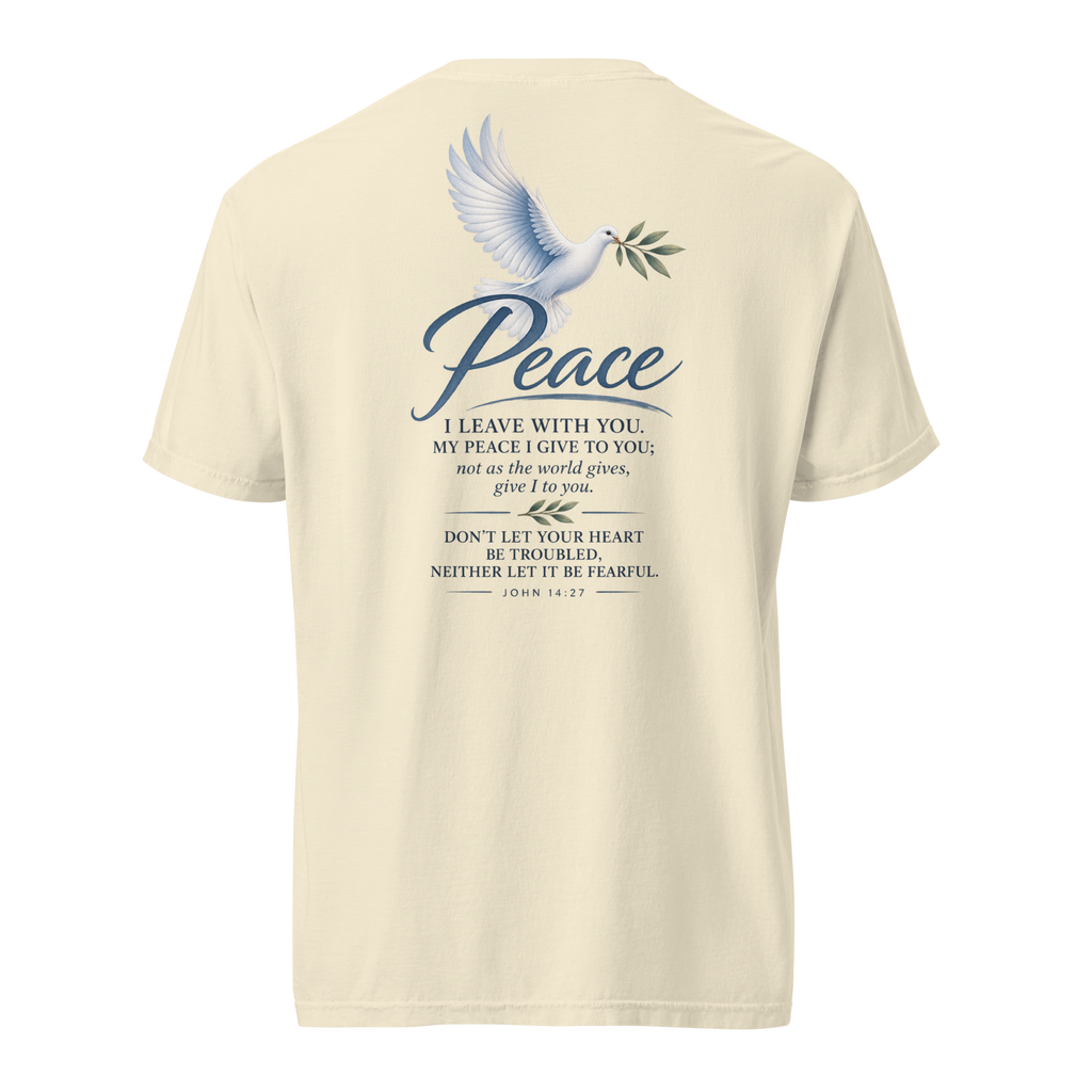 My Peace I Give You | John 14:27 Men's Christian T-Shirt
