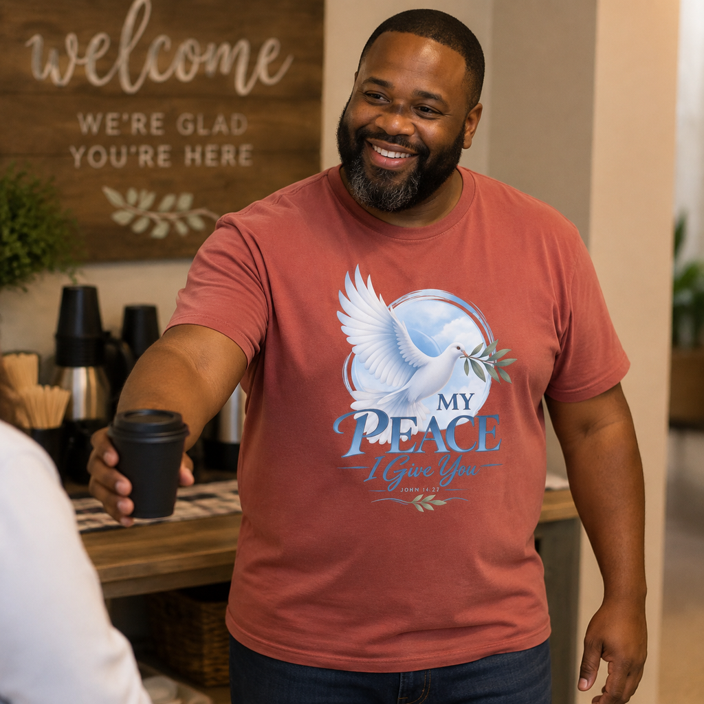 My Peace I Give You | John 14:27 Men's Christian T-Shirt