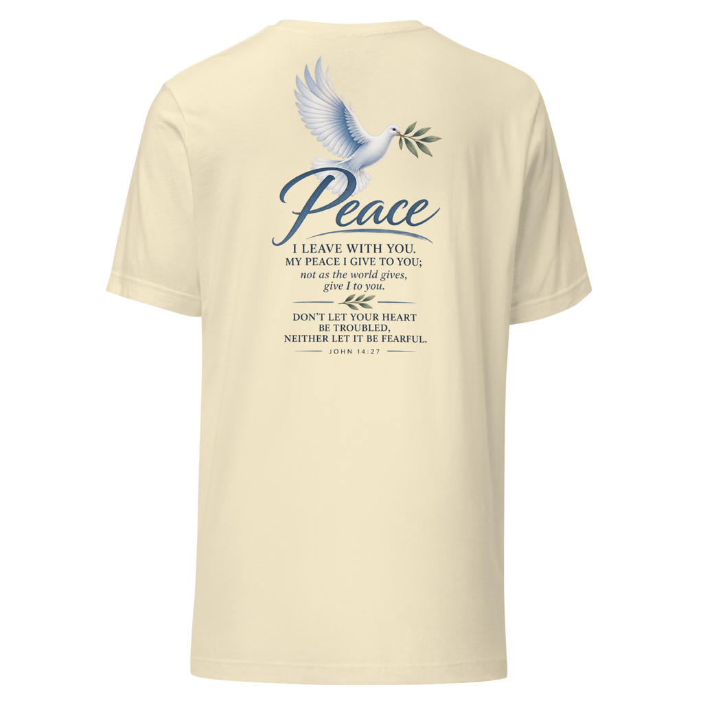 My Peace I Give You | John 14:27 Women's Christian T-Shirt