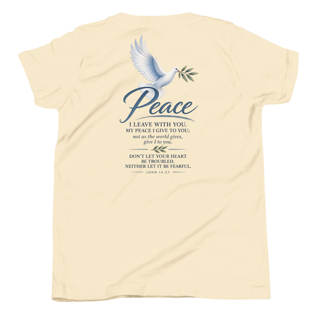 My Peace I Give You | John 14:27 Youth Christian T-Shirt