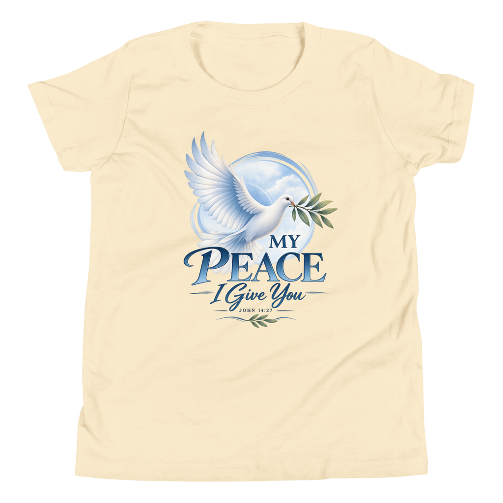 My Peace I Give You | John 14:27 Youth Christian T-Shirt