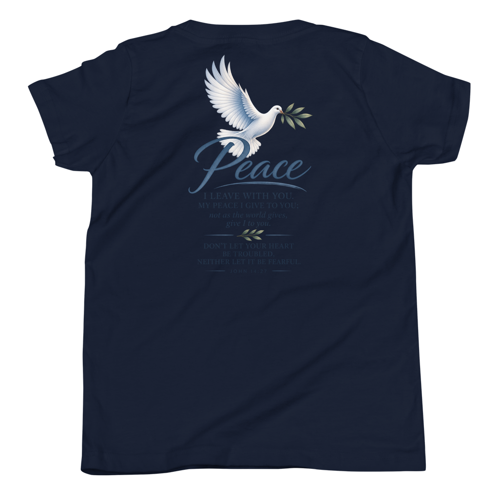My Peace I Give You | John 14:27 Youth Christian T-Shirt