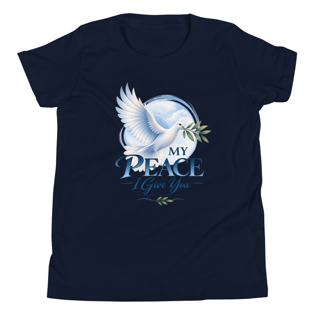 My Peace I Give You | John 14:27 Youth Christian T-Shirt