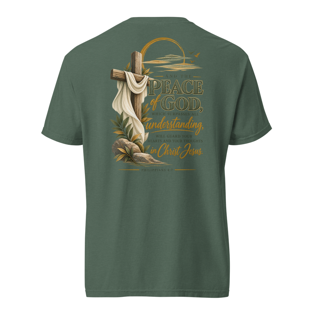 Peace Beyond Understanding | Philippians 4:7 Men's Christian T-Shirt