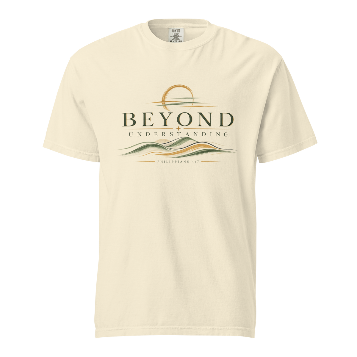 Peace Beyond Understanding | Philippians 4:7 Men's Christian T-Shirt