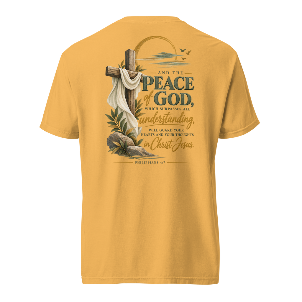 Peace Beyond Understanding | Philippians 4:7 Men's Christian T-Shirt
