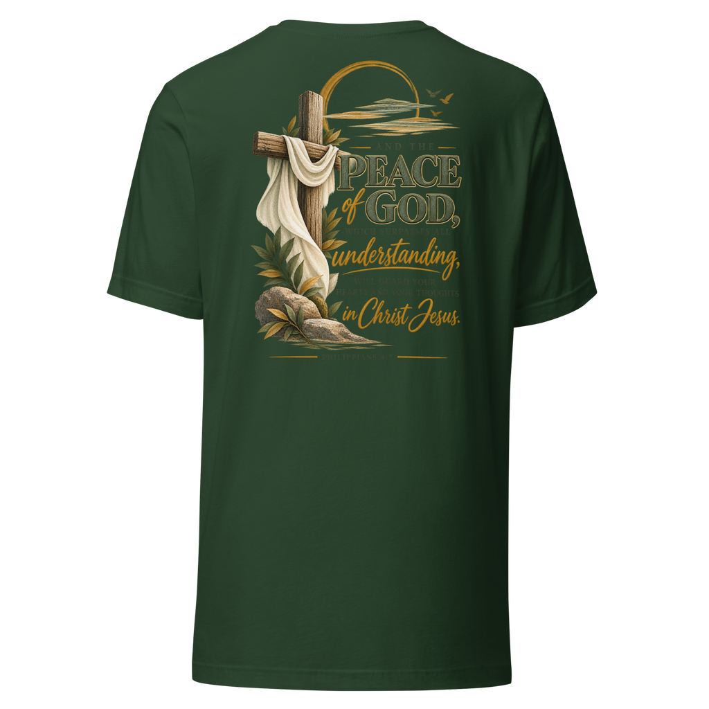 Peace Beyond Understanding | Philippians 4:7 Women's Christian T-Shirt