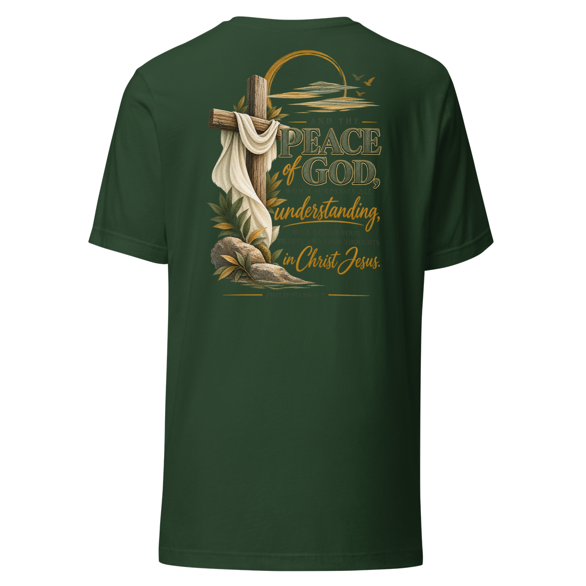 Peace Beyond Understanding | Philippians 4:7 Women's Christian T-Shirt