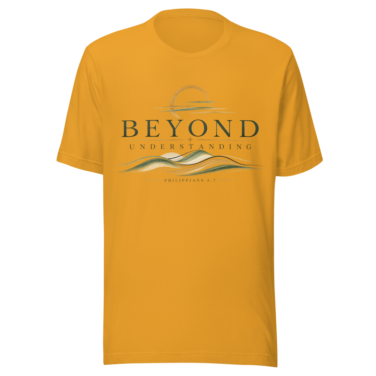 Peace Beyond Understanding | Philippians 4:7 Women's Christian T-Shirt