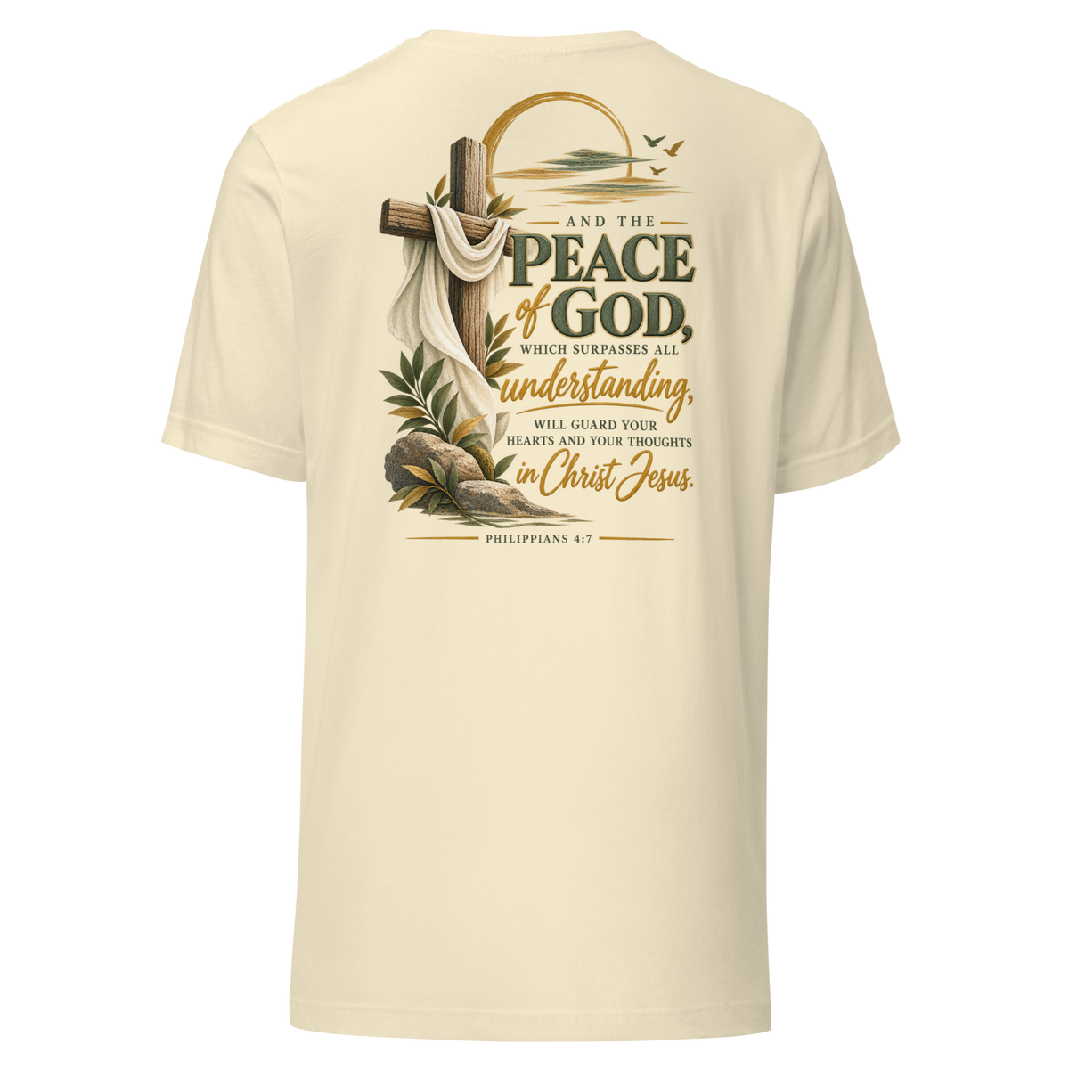 Peace Beyond Understanding | Philippians 4:7 Women's Christian T-Shirt