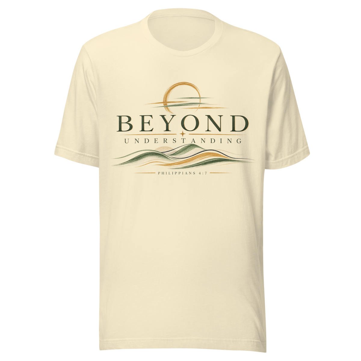Peace Beyond Understanding | Philippians 4:7 Women's Christian T-Shirt
