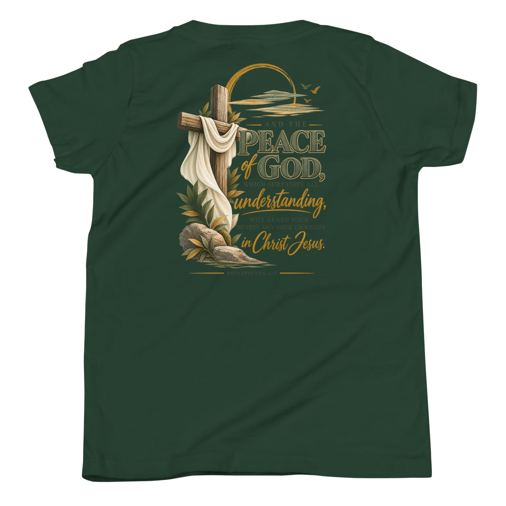 Peace Beyond Understanding | Philippians 4:7 Youth Christian T-Shirt