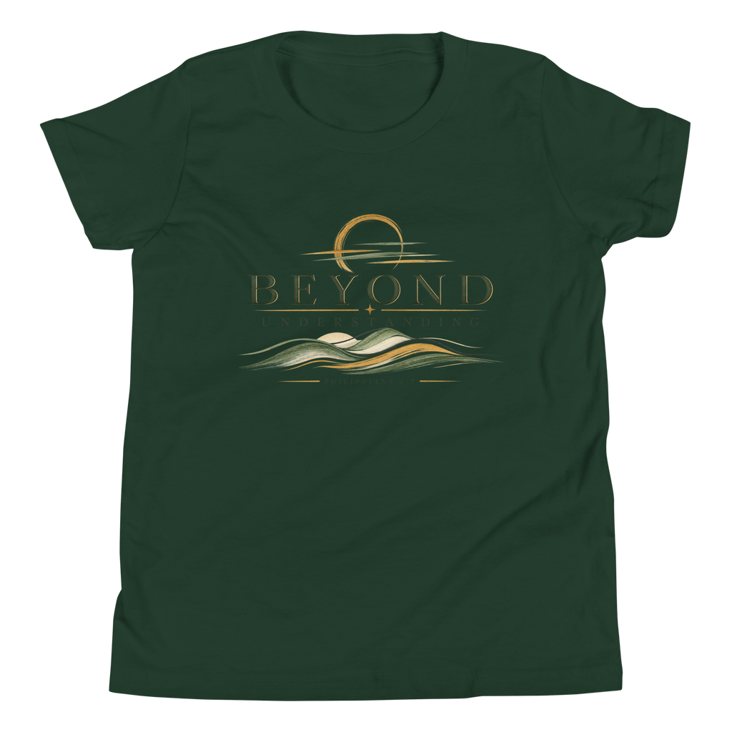 Peace Beyond Understanding | Philippians 4:7 Youth Christian T-Shirt