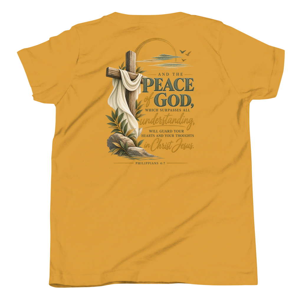 Peace Beyond Understanding | Philippians 4:7 Youth Christian T-Shirt