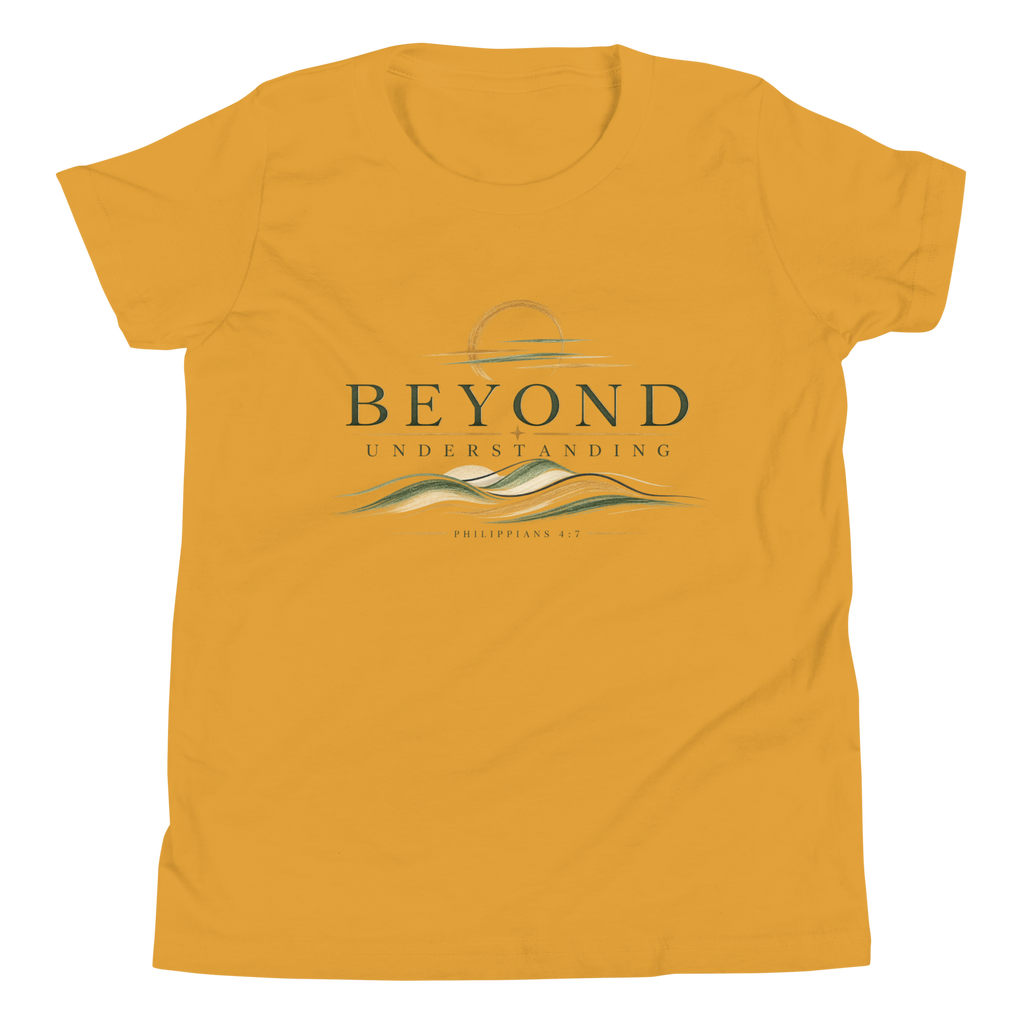 Peace Beyond Understanding | Philippians 4:7 Youth Christian T-Shirt