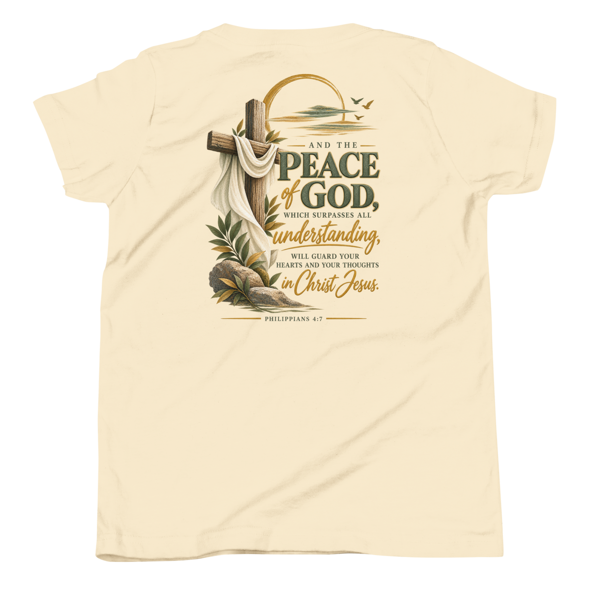 Peace Beyond Understanding | Philippians 4:7 Youth Christian T-Shirt