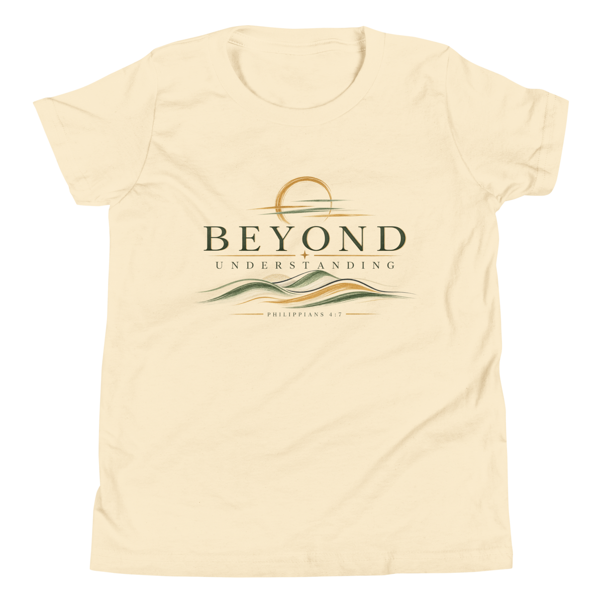 Peace Beyond Understanding | Philippians 4:7 Youth Christian T-Shirt
