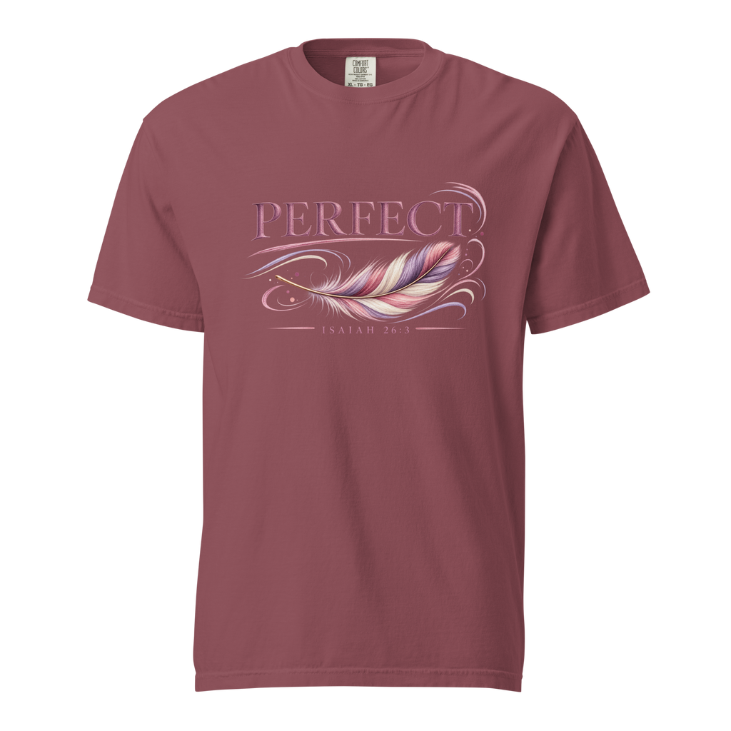 Perfect Peace | Isaiah 26:3 Men's Christian T-Shirt