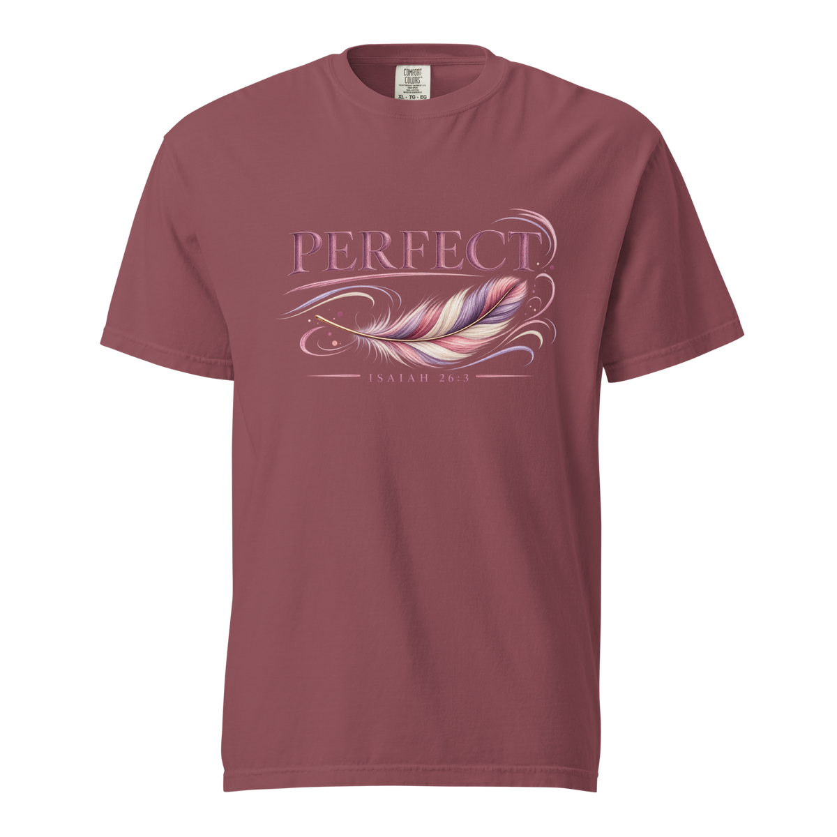 Perfect Peace | Isaiah 26:3 Men's Christian T-Shirt