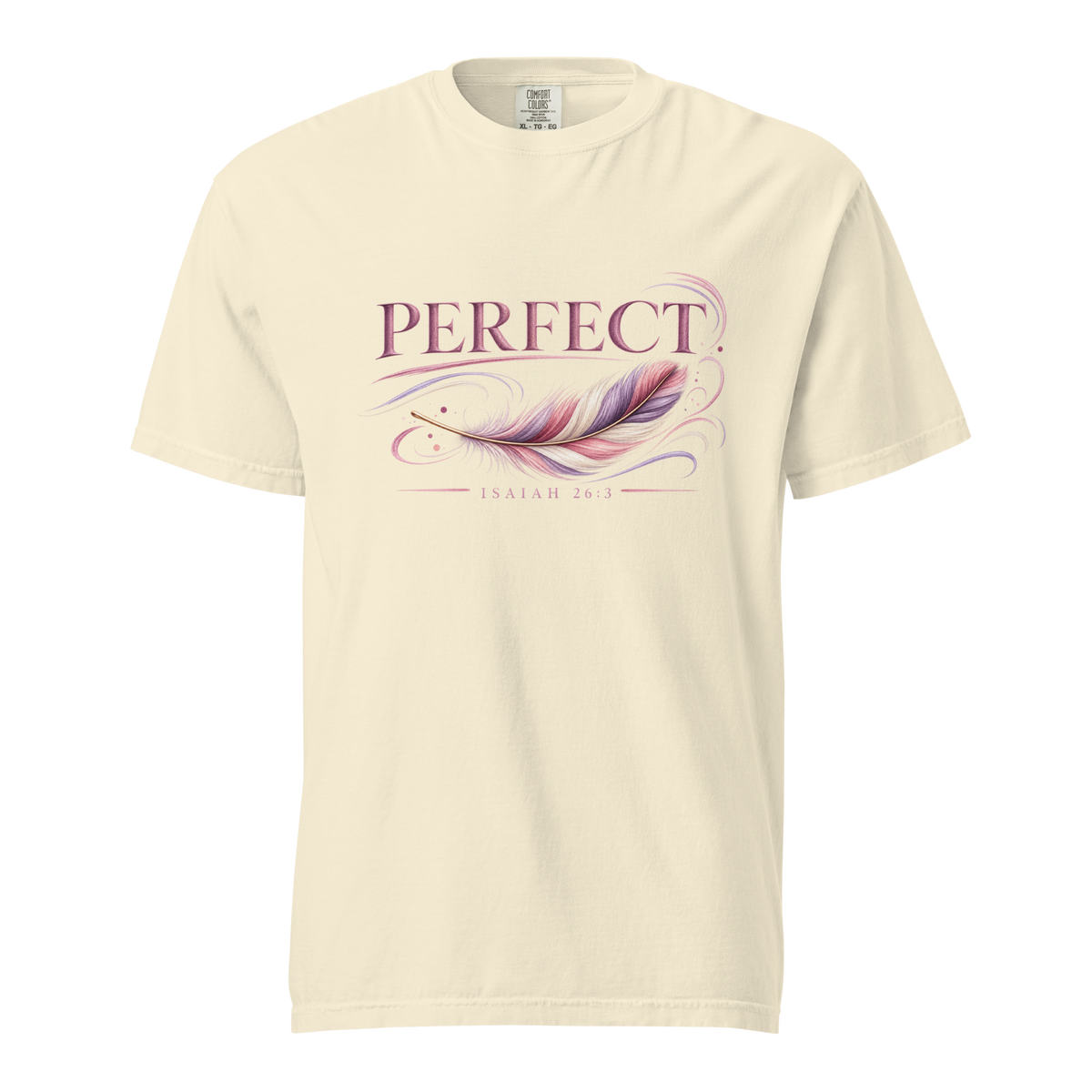 Perfect Peace | Isaiah 26:3 Men's Christian T-Shirt