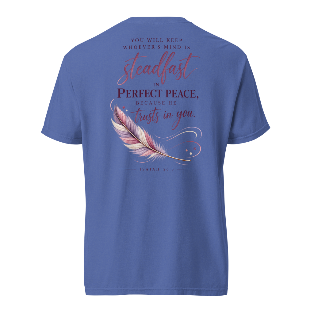 Perfect Peace | Isaiah 26:3 Men's Christian T-Shirt