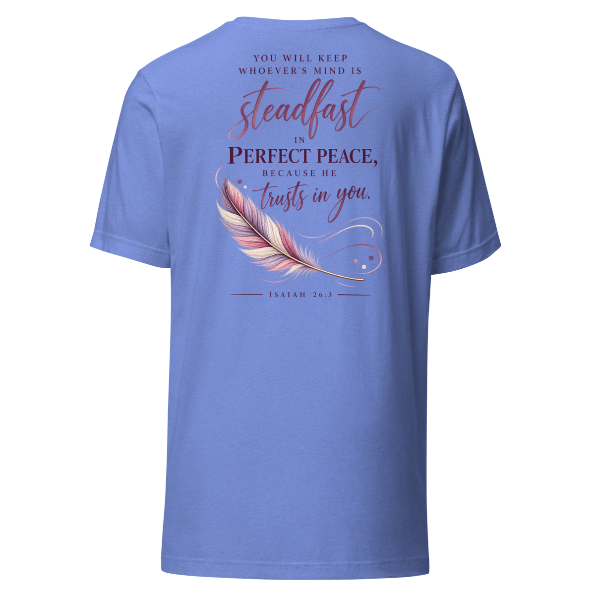 Perfect Peace | Isaiah 26:3 Women's Christian T-Shirt