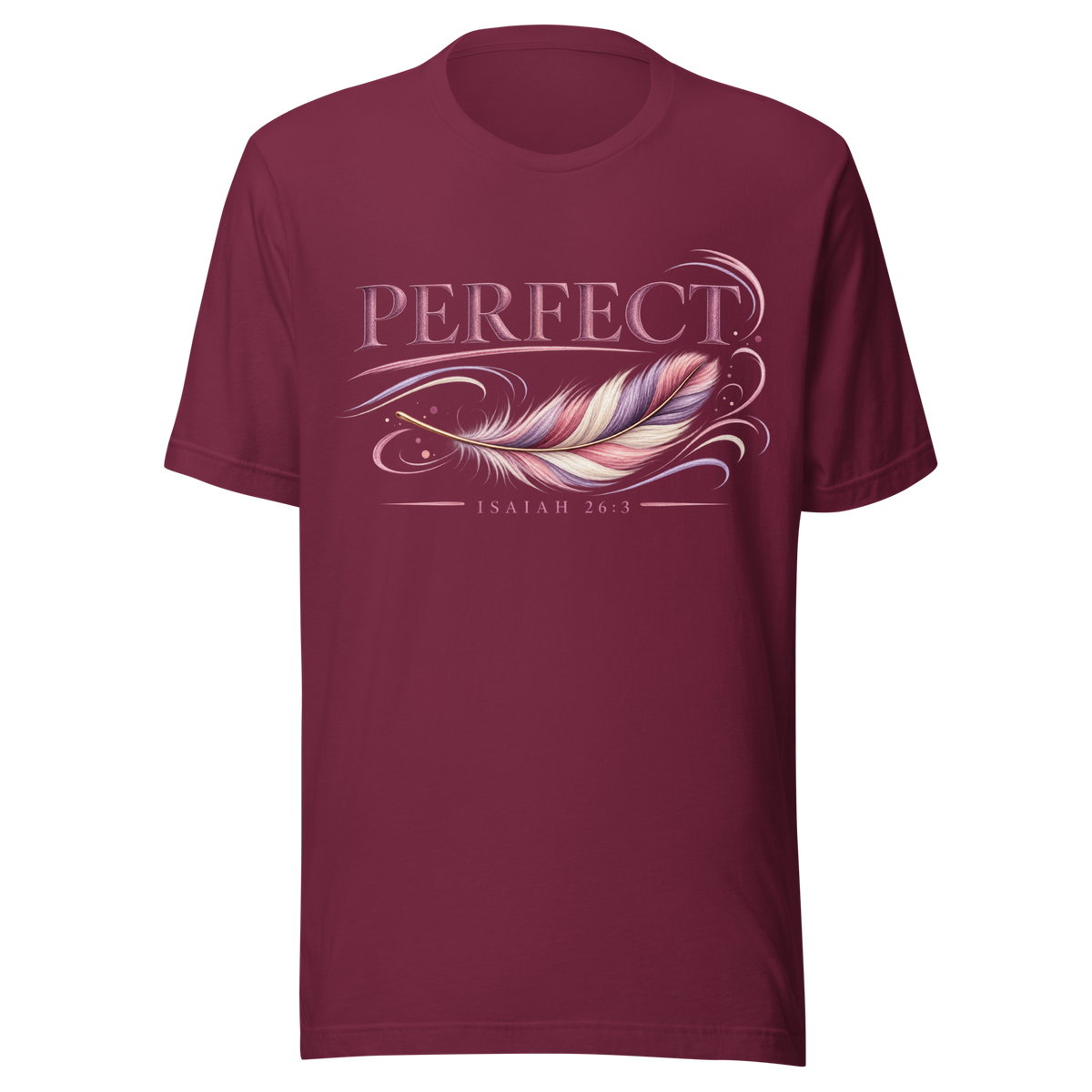 Perfect Peace | Isaiah 26:3 Women's Christian T-Shirt