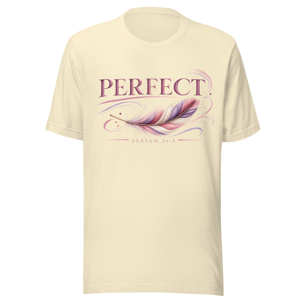 Perfect Peace | Isaiah 26:3 Women's Christian T-Shirt