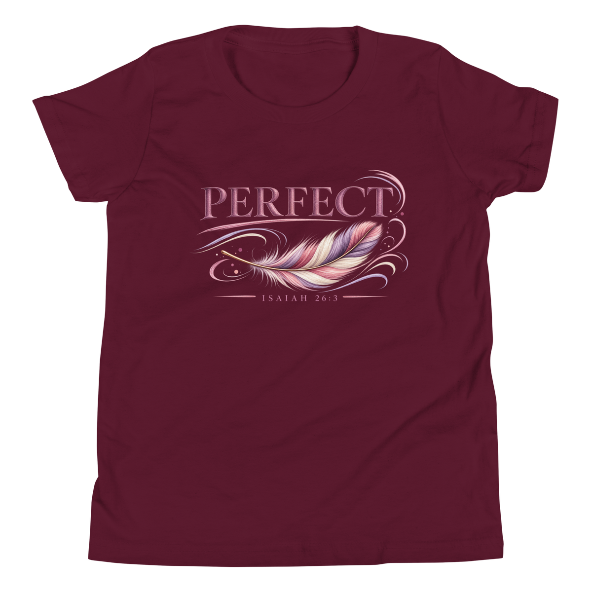 Perfect Peace | Isaiah 26:3 Youth Christian T-Shirt