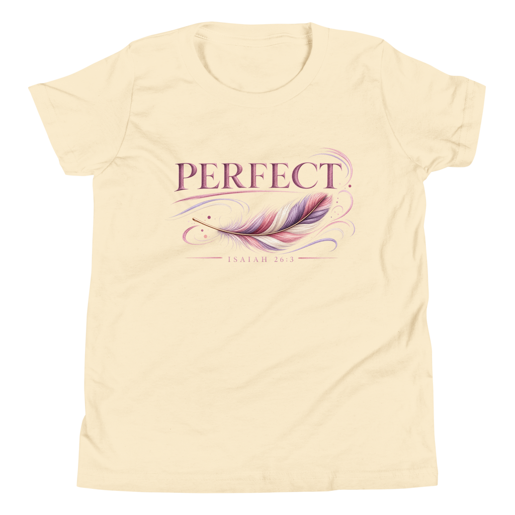 Perfect Peace | Isaiah 26:3 Youth Christian T-Shirt