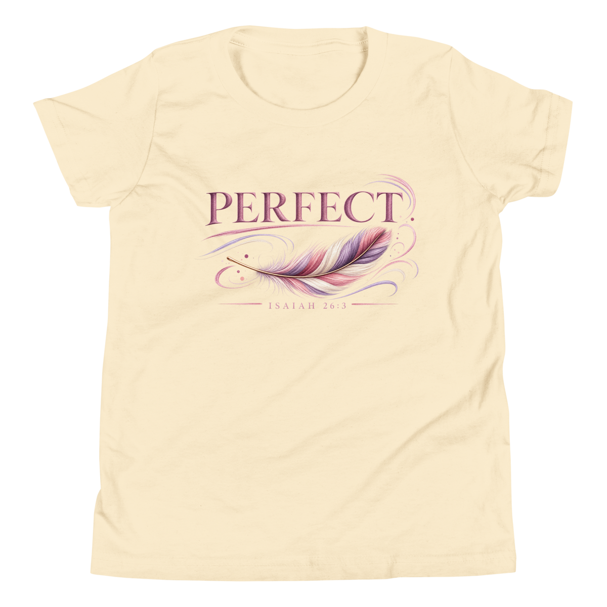 Perfect Peace | Isaiah 26:3 Youth Christian T-Shirt
