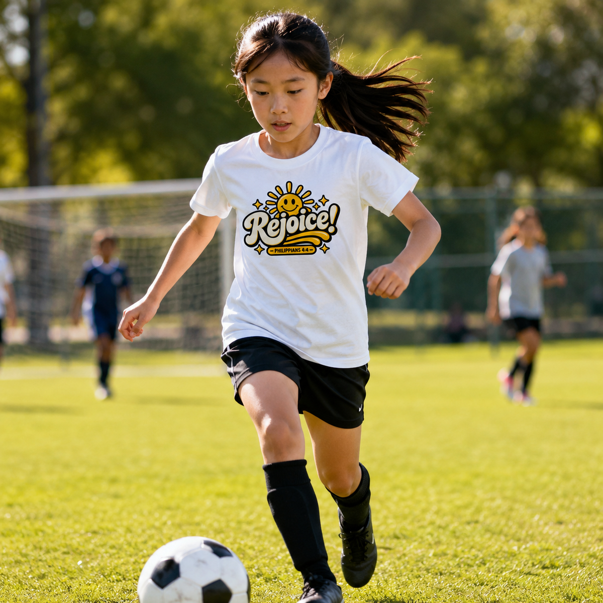Rejoice youth lifestyle – playing soccer