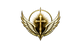 Wyngz of Light gold winged cross logo